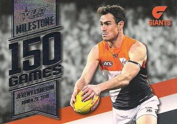 2020 Select Footy Stars - AFL Milestone Games #MG36 Jeremy Cameron Front